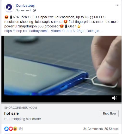 Scam with Xiaomi too