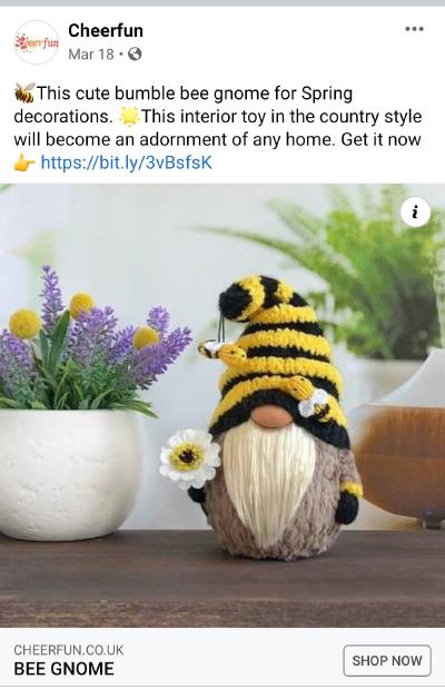 Facebook Scam Ad – Cheerfun